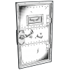 Comics Armored Door